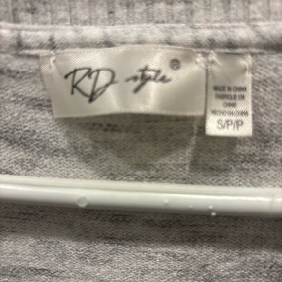 Cozy Soft RD Style Gray Crew Neck Long Sleeve Sweater - Picture 4 of 8